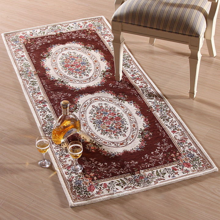 BowLift | Empire Peony Rug Multicolor Traditional Rug Synthetic Pet-Friendly Non-Slip Stain-Resistant Runner Rug for Home