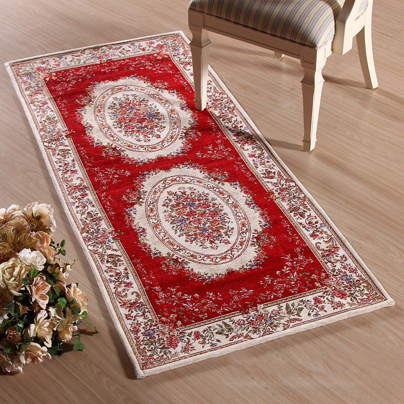BowLift | Empire Peony Rug Multicolor Traditional Rug Synthetic Pet-Friendly Non-Slip Stain-Resistant Runner Rug for Home