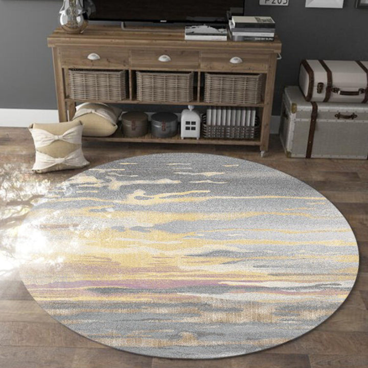 BowLift | Moroccan Abstract Indoor Runner Multicolored Synthetic Rug Non-Slip Back Stain Resistant Pet Friendly Rug for Living Room
