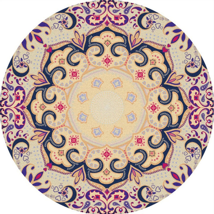BowLift | Moroccan Abstract Indoor Runner Multicolored Synthetic Rug Non-Slip Back Stain Resistant Pet Friendly Rug for Living Room