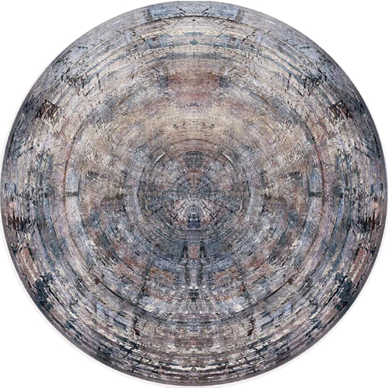 Moroccan Door Mat Multicolored Mandala Rug Polypropylene Non-Slip Stain-Resistant Machine Washable Rug | Bowlift