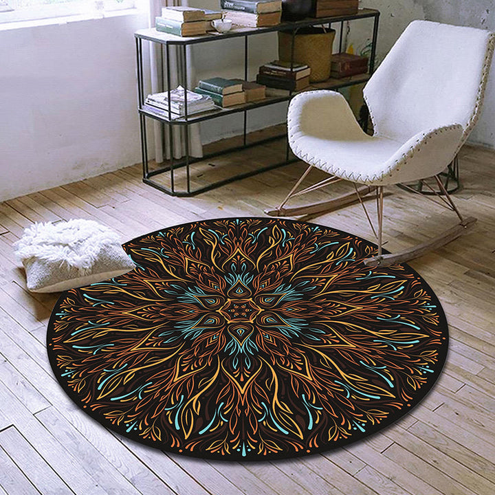 Exclusive Moroccan rug Multicolored tribal floral rug Pet-friendly Machine washable non-slip rug for the room | Bowlift