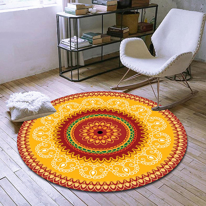 Exclusive Moroccan rug Multicolored tribal floral rug Pet-friendly Machine washable non-slip rug for the room | Bowlift