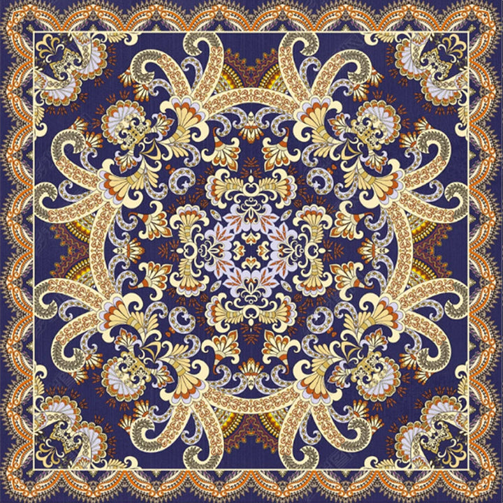 BowLift | Shabby Chic Floral Area Rug Multicolor Persian Carpet Polypropylene Anti-Slip Backing Washable Pet-Friendly Rug for Foyer