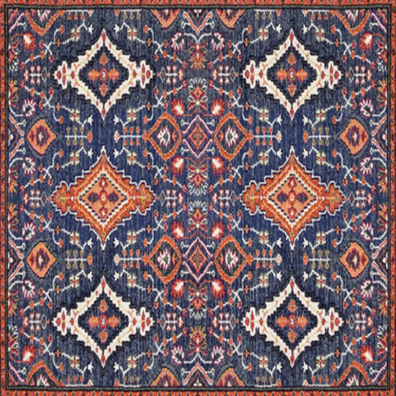 Shabby Chic Floral Area Rug Multicolored Persian Rug Polypropylene Nonslip Coating Washable Pet-Friendly Rug for the Hallway | Bowlift