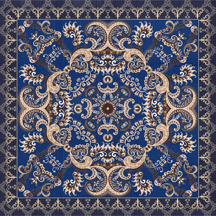 Shabby Chic Floral Area Rug Multicolored Persian Rug Polypropylene Nonslip Coating Washable Pet-Friendly Rug for the Hallway | Bowlift