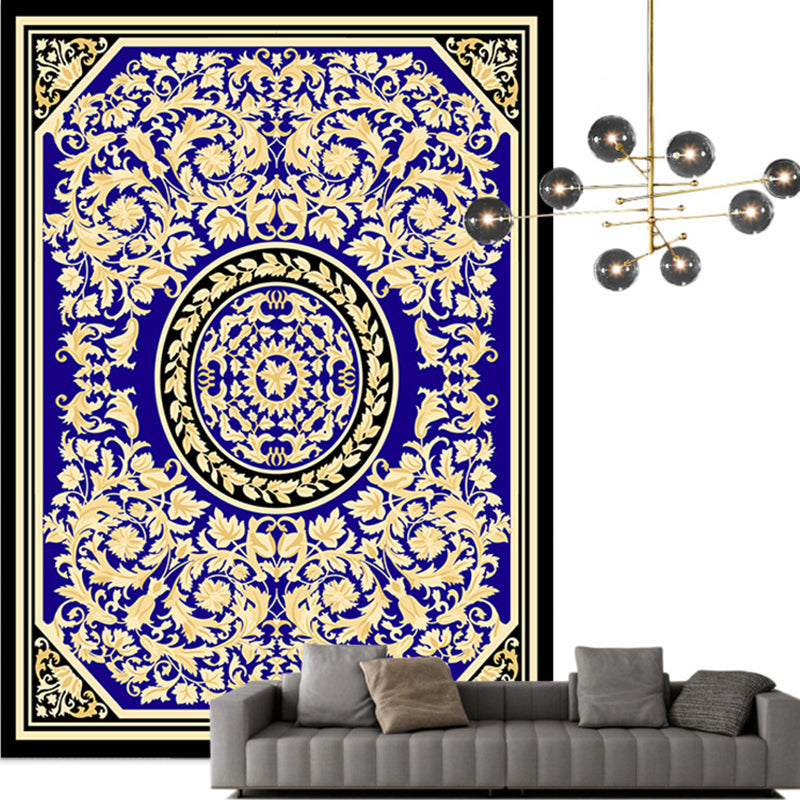 Traditional Multi-Color Moroccan Carpet Polypropylene Flower Carpet Non-Slip Backing Pet Friendly Stain Resistant Carpet for the Living Room | Bowlift