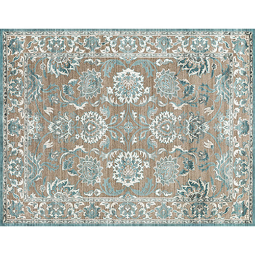BowLift | Rustic Pears Indoor Rug Multicolored Florentine Rug Washable Stain-resistant Non-slip Support Rug for Room