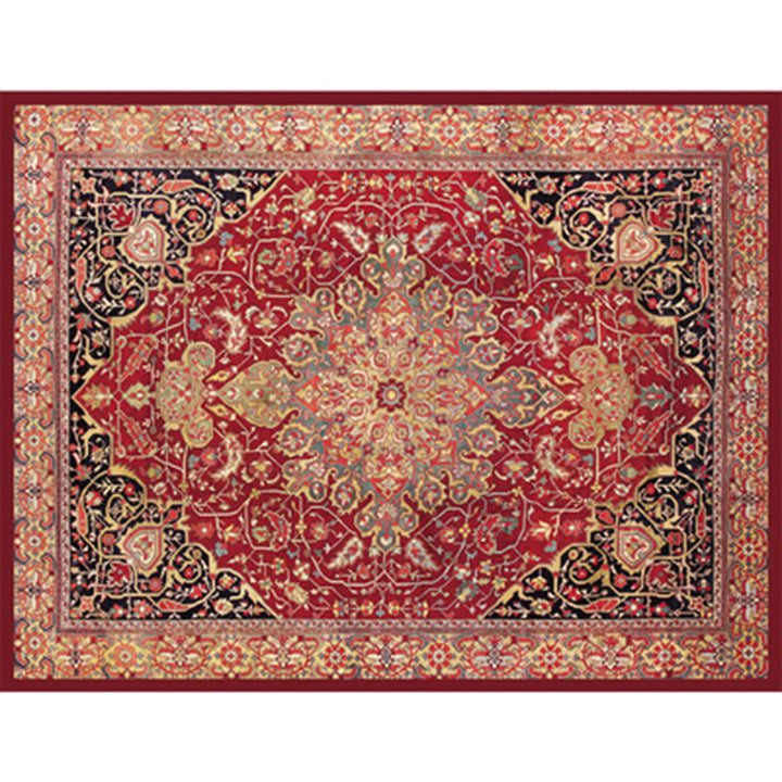 BowLift | Rustic Pears Indoor Rug Multicolored Florentine Rug Washable Stain-resistant Non-slip Support Rug for Room