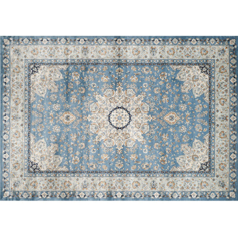 BowLift | Empire Print Rug Multicolored Moroccan Rug Polyester Non-Slip Back Machine Washable Pet-Friendly Rug for Living Room