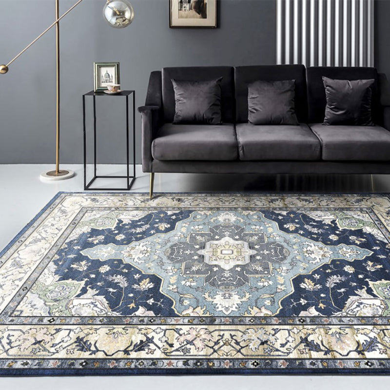BowLift | Beautiful Moroccan Rug Multicolored symmetrical printed carpet non-slip machine washable pet-friendly rug for the room