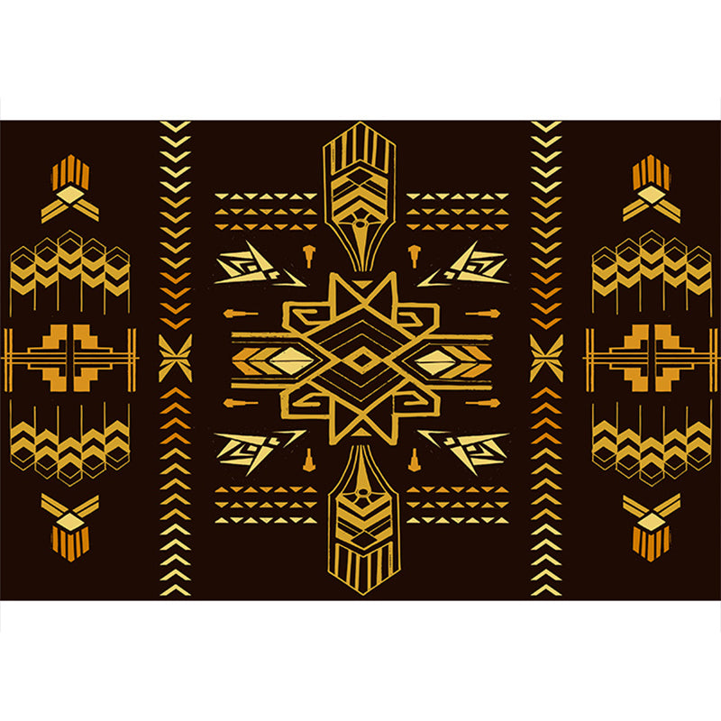 BowLift | Multicolored floral mosaic print carpet polypropylene Moroccan indoor carpet machine washable non-slip backing pet-friendly carpet for home