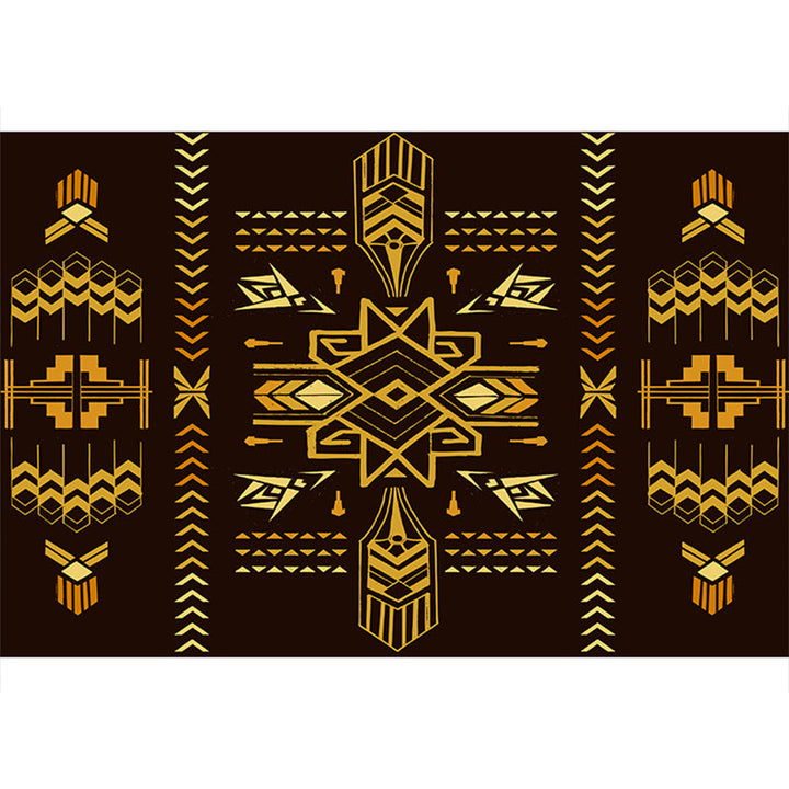 BowLift | Multicolored floral mosaic print carpet polypropylene Moroccan indoor carpet machine washable non-slip backing pet-friendly carpet for home
