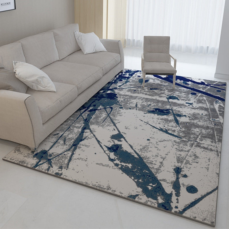 Nordic Geometric Pattern Rug Multi-Color Polypropylene Rug Non-Slip Washable Stain-Resistant Rug for Large Room | Bowlift