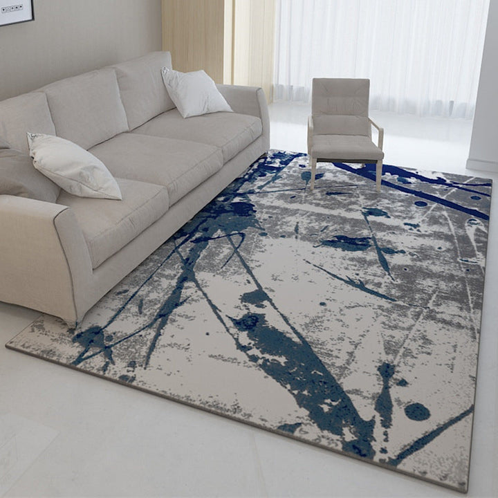 Nordic Geometric Pattern Rug Multi-Color Polypropylene Rug Non-Slip Washable Stain-Resistant Rug for Large Room | Bowlift