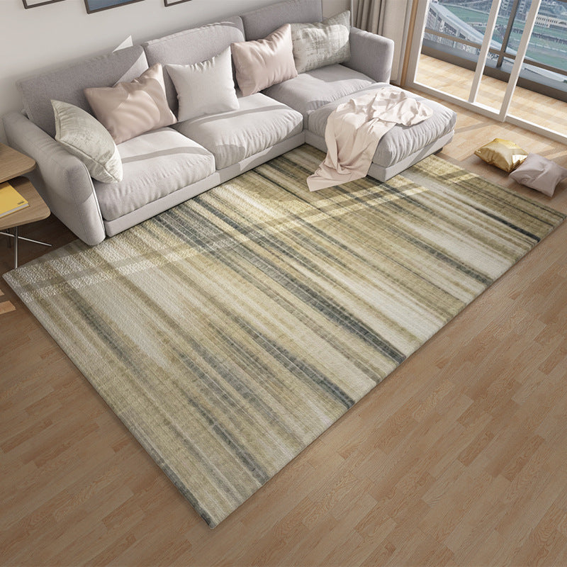 Nordic Geometric Pattern Rug Multi-Color Polypropylene Rug Non-Slip Washable Stain-Resistant Rug for Large Room | Bowlift