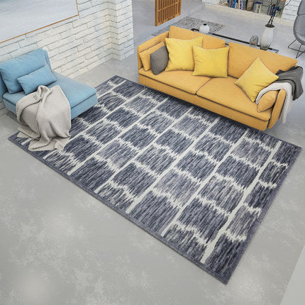Nordic Geometric Pattern Rug Multi-Color Polypropylene Rug Non-Slip Washable Stain-Resistant Rug for Large Room | Bowlift