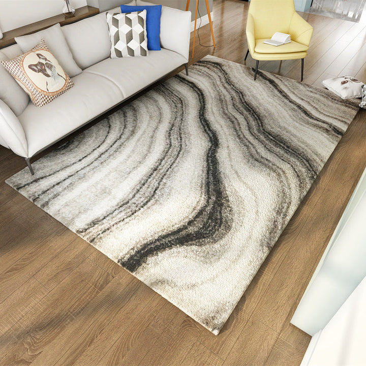 Nordic Geometric Pattern Rug Multi-Color Polypropylene Rug Non-Slip Washable Stain-Resistant Rug for Large Room | Bowlift