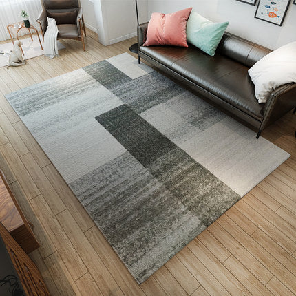 Nordic Geometric Pattern Rug Multi-Color Polypropylene Rug Non-Slip Washable Stain-Resistant Rug for Large Room | Bowlift