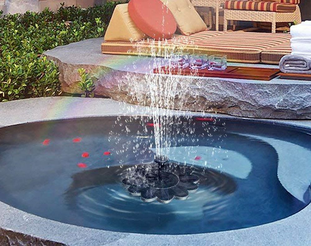 BowLift | Solar-powered fountain for the garden – Flower design water feature for ponds and pools