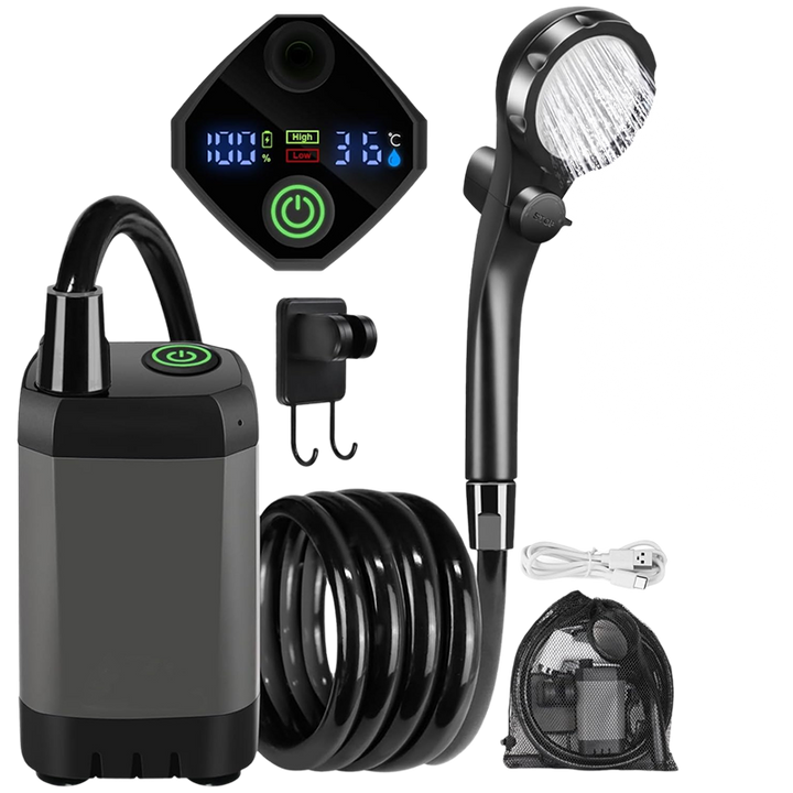 BowLift | Portable Rechargeable Outdoor Camping Shower Pump