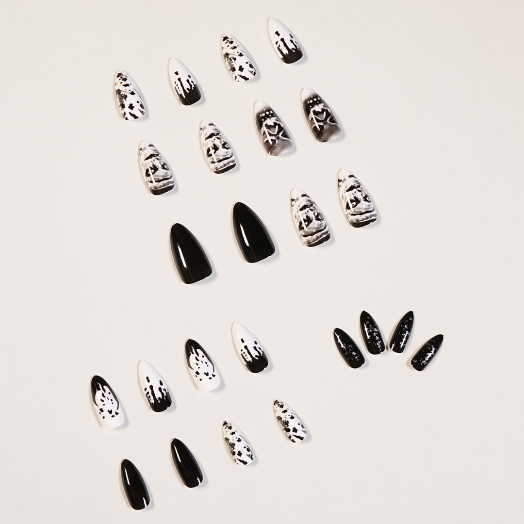 Creative Nail Art in Gothic Style Bowlift