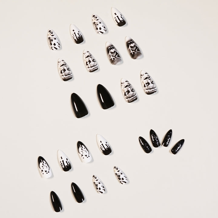 Creative Nail Art in Gothic Style Bowlift