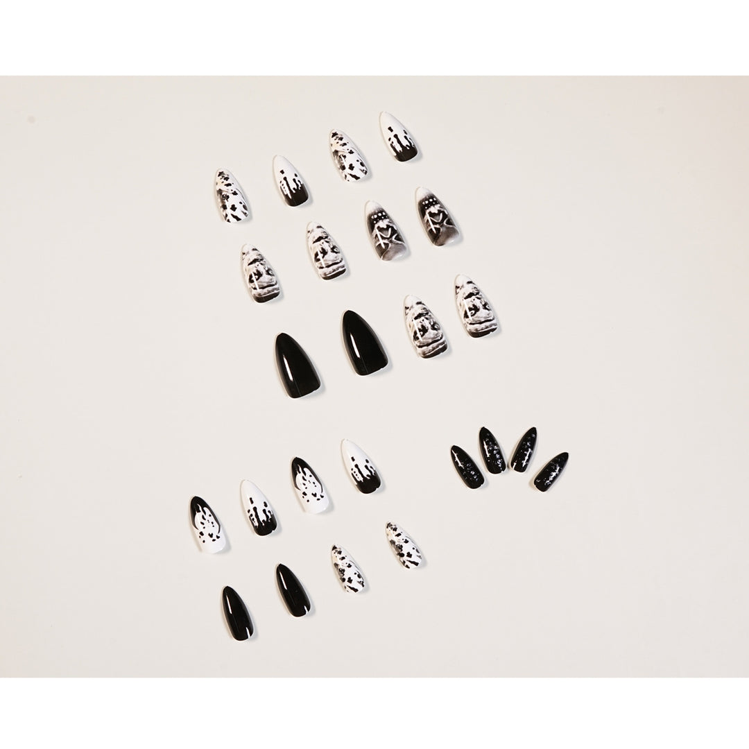 Creative Nail Art in Gothic Style Bowlift