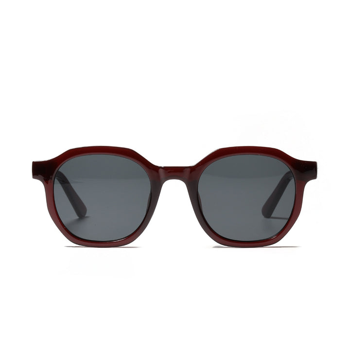 Women's stylish sunglasses with clear frame and polarized lenses Bowlift
