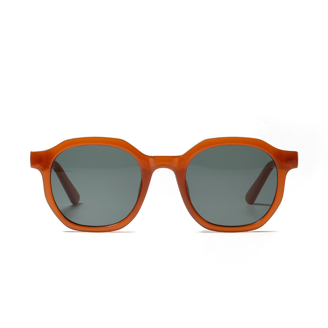 Women's stylish sunglasses with clear frame and polarized lenses Bowlift