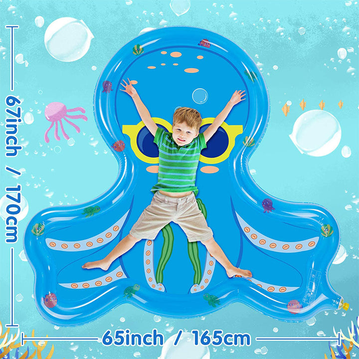Unisex Inflatable Octopus Play Mat Bowlift