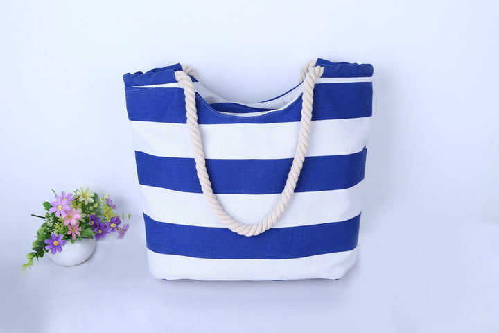 Beach-friendly cotton bag with robust cord handles Bowlift