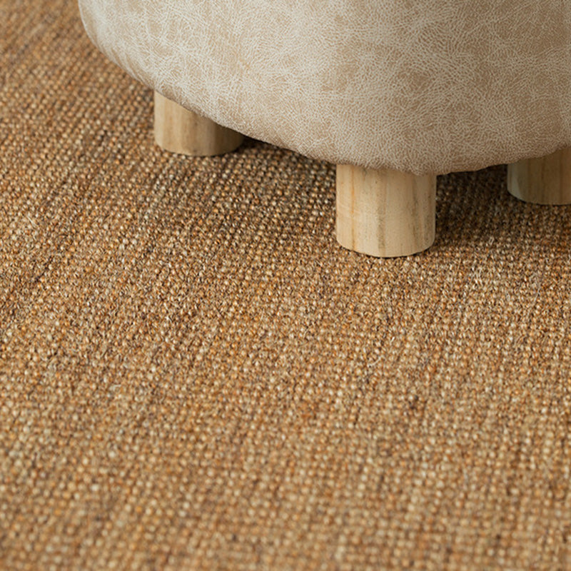 BowLift | Rustic Solid Area Rug Multi-Color Jute Rug Natural Fiber Handwoven Area Rug with Border for Living Room