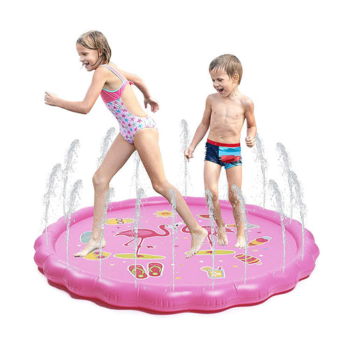 Unisex Spritzende Wasser-Spielmatte mit Meerestieren Bowlift