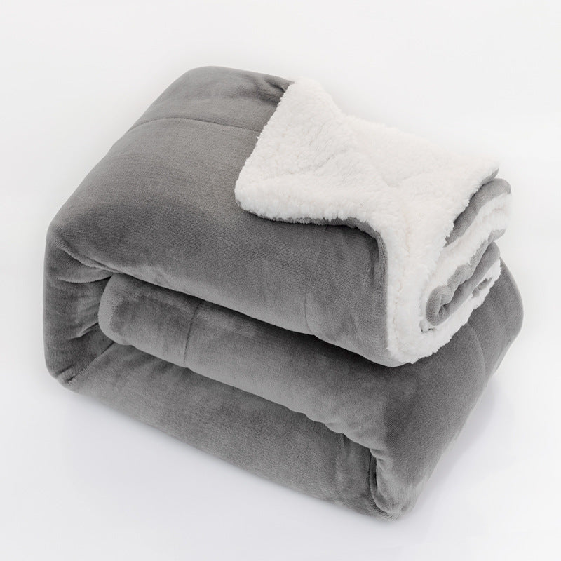 Ladies cozy reversible blanket with high-quality microfiber fabric Bowlift