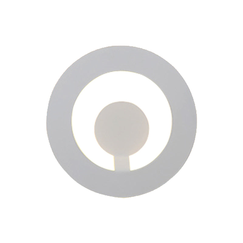 BowLift | Black/White Super Thin Wall Light Modern Acrylic Living Room Wall Lamp, Warm/White Light