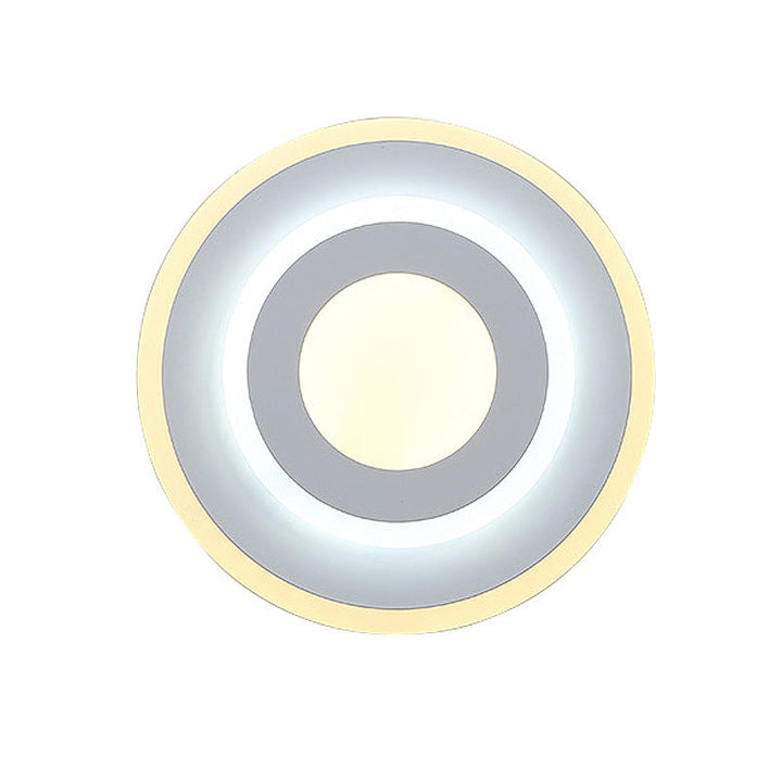 BowLift | Minimalist Acrylic Round/Square Wall Lamp Cozy Energy-Saving LED White Wall Lamp, Warm/White Light