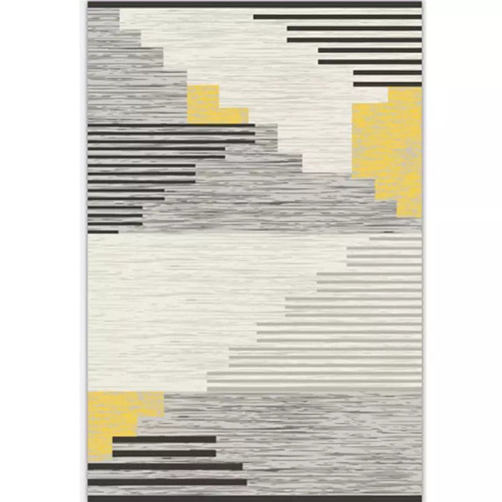Nordic Drawing Room Carpet Multicolored Patterned Carpet Polypropylene Machine Washable Non-Slip Backing Pet-Friendly Carpet | Bowlift