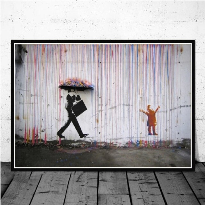 Pop Art Street Graffiti - Canvas Wall Art Painting | Bowlift