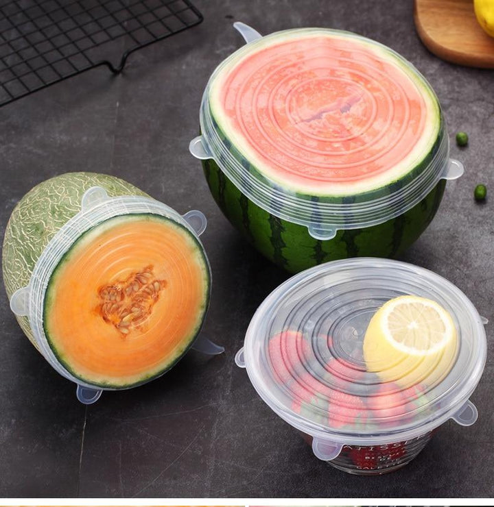 EcoLid - 6 Silicone Reusable Stretch Covers | Bowlift
