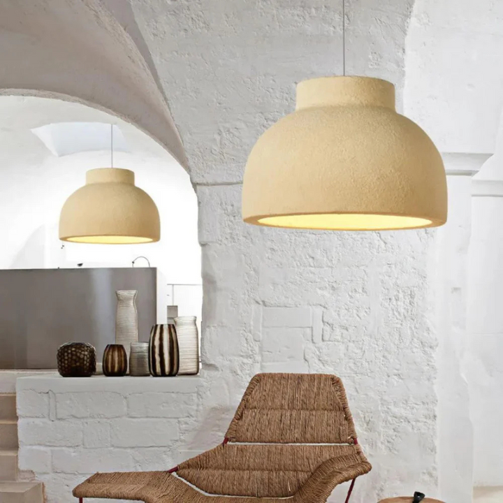 BowLift | Minimalist Scandinavian Pendant Light made of Polystyrene
