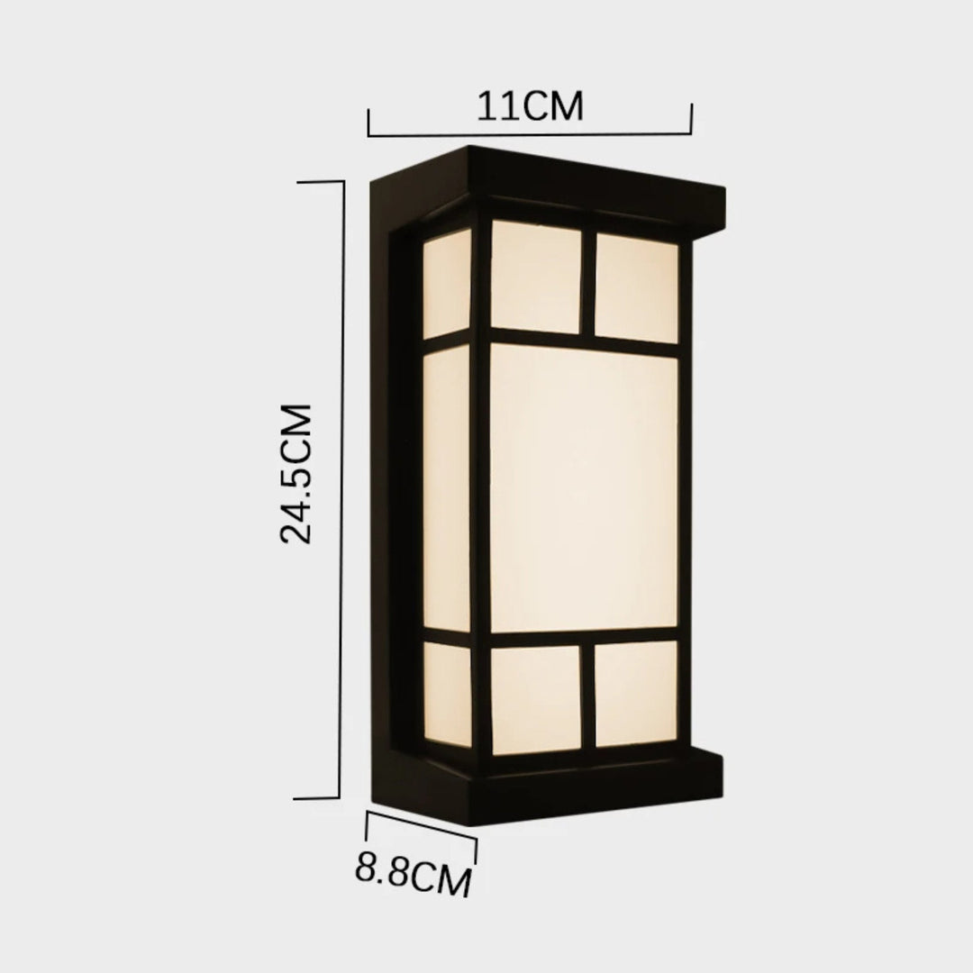 BowLift | LumeRadar – Modern LED Outdoor Wall Light with IP65 Waterproof & Motion Radar Sensor