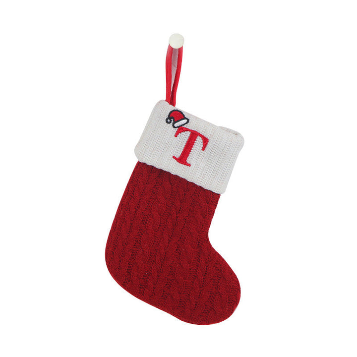 BowLift | Christmas Letter Knit Stocking