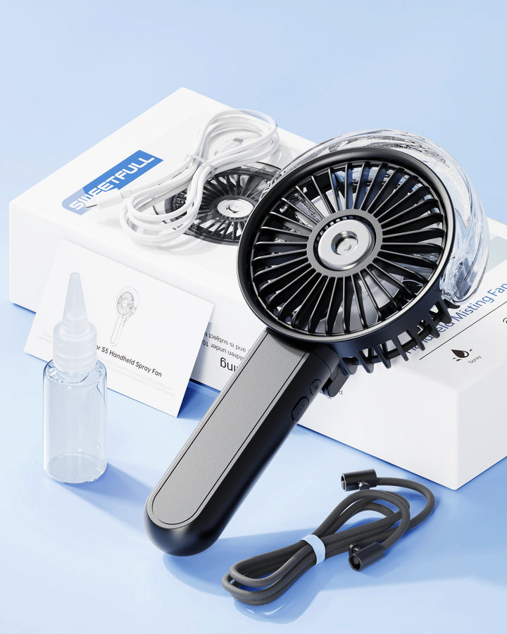 Portable Misting Fan - 180° Foldable | Bowlift