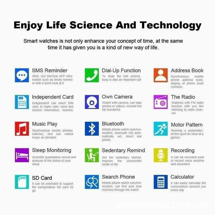 BowLift | Bluetooth Smart Watch Pedometer Sleep Monitor