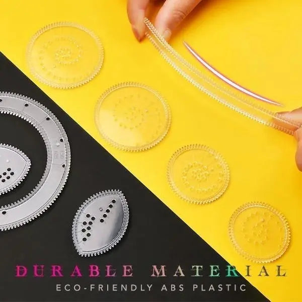 BowLift | 22-piece Spiral Ruler Set – Creative Drawing with System