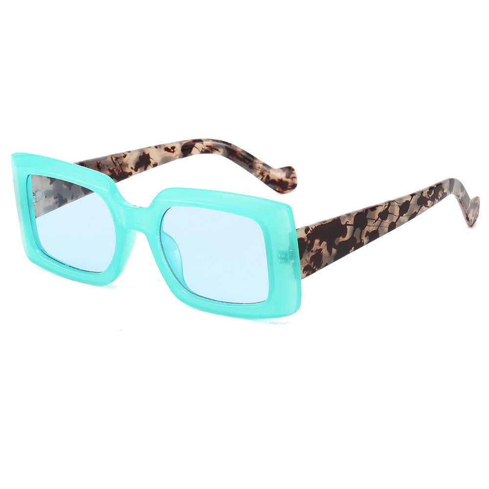 Women's fashionable square sunglasses with transparent design Bowlift