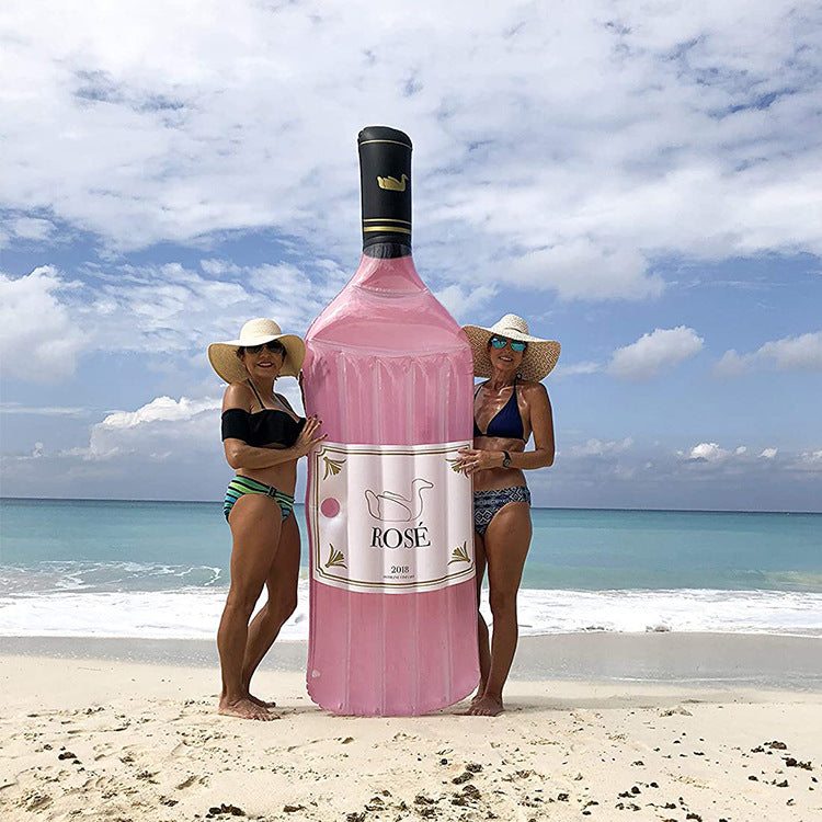 Ladies Rosé wine in elegant bottle Bowlift