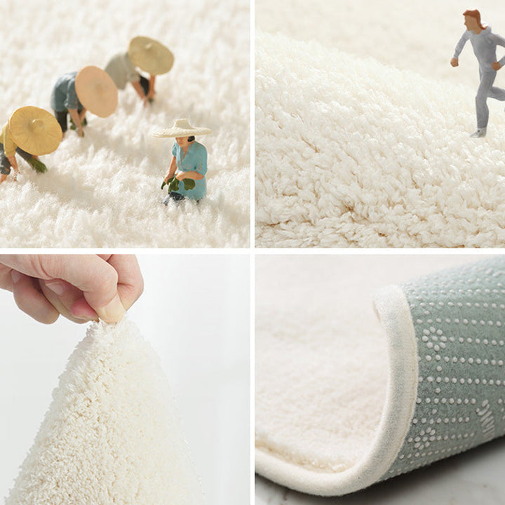 BowLift | Cute Kids Room Carpet Multi color Plant Printed Area Rug Polyester Non-Slip Rug Machine Washable Carpet