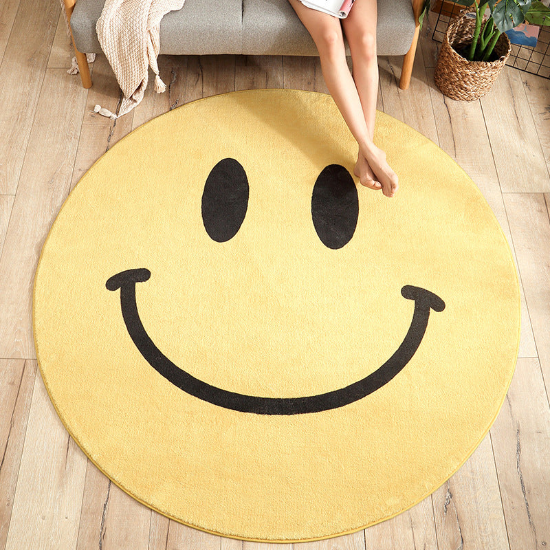 BowLift | Multicolored Kids Carpet Novelty Cartoon Animal Pattern Rug Polyester Non-Slip Back Machine Washable Rug